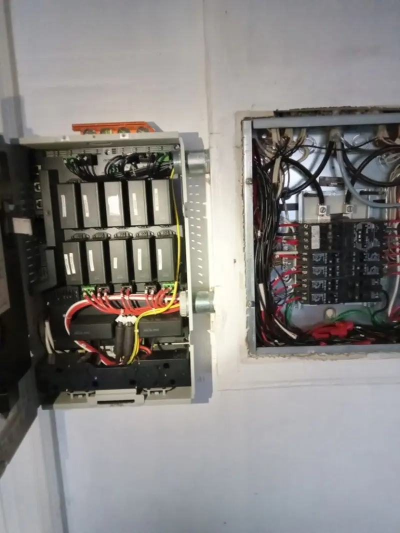 Electrical panel upgrade completed for Ring Doorbell Installation in Dansville